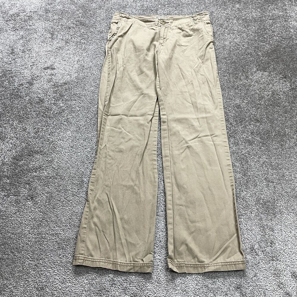 Columbia Chino Pants Womens 8 Brown Mid Rise Straight Leg Casual Cotton 32x30
